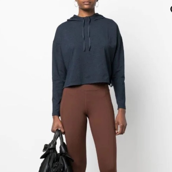 girlfriend collective Tops - Girlfriend Collective ReSet Cropped Jersey Hoodie